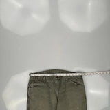 Dickies Cargo Carpenter Pants - 36W 30L Gray Cotton