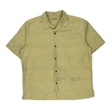 Banana Republic Short Sleeve Shirt - XL Yellow Silk