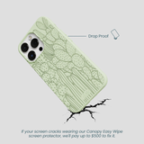 Sage Green Cacti iPhone 13 Pro Case