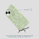 Sage Green Cacti iPhone 13 Case