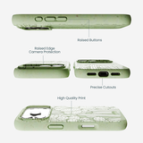 Sage Green Cacti iPhone 17 Pro Case