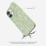 Sage Green Cacti iPhone 17 Case