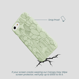 Sage Green Cacti iPhone 6/6s/7/8/SE Case