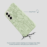 Sage Green Cacti Samsung Galaxy S24+(Plus) Case
