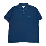 Lacoste Polo Shirt - XL Blue Cotton