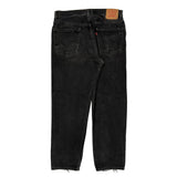 550 Levis Jeans - 34W 31L Black Cotton