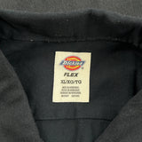 Dickies Short Sleeve Shirt - XL Black Cotton Blend
