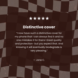 Chocolate Brown Cafe Check Samsung Galaxy S23 Case