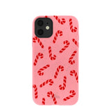 Bubblegum Pink Candy Cane Chaos iPhone 11 Case