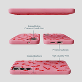 Bubblegum Pink Candy Cane Chaos Samsung Galaxy S25+(Plus) Case