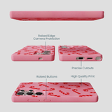 Bubblegum Pink Candy Cane Chaos Samsung Galaxy S25 Ultra Case