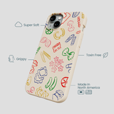 Seashell Carbs iPhone 14 Plus Case