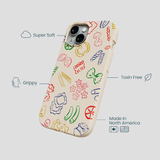 Seashell Carbs iPhone 14 Case