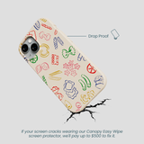 Seashell Carbs iPhone 15 Case