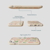 Seashell Carbs iPhone 6/6s/7/8/SE Case
