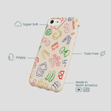 Seashell Carbs iPhone 6/6s/7/8/SE Case