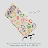 Seashell Carbs Google Pixel 6a Case