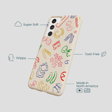 Seashell Carbs Samsung Galaxy S22 Case