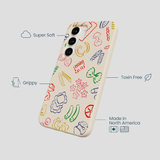 Seashell Carbs Samsung Galaxy S24 Case