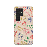 Seashell Carbs Samsung Galaxy S25 Ultra Case