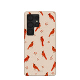 Seashell Cardinals Samsung Galaxy S25 Ultra Case