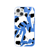 Electric Blue Cat Cow iPhone 14/16e Case