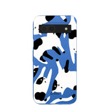 Electric Blue Cat Cow Google Pixel 8a Case