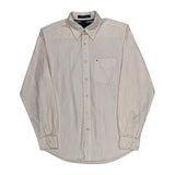 Tommy Hilfiger Striped Shirt - Small Pink Cotton