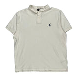 Polo By Ralph Lauren Slim Fit Polo Shirt - XL White Cotton