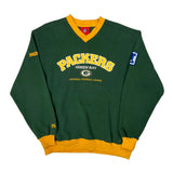 Green Bay Packers Nfl Sweatshirt - Large Green Cotton