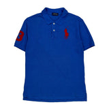 Big Pony #3 Polo By Ralph Lauren Polo Shirt - Small Blue Cotton