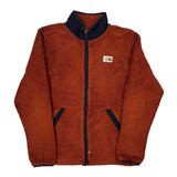 The North Face Fleece Jacket - Large Orange Polyester