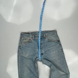 501 Levis Jeans - 32W 31L Light Wash Denim
