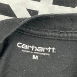 Motor City Carhartt Graphic T-Shirt - Medium Black Cotton