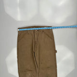 Unbranded Carpenter Trousers - 32W 30L Brown Cotton