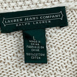 Ralph Lauren Jumper - Large Cream Cotton