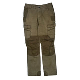 Carhartt Cargo Trousers - 34W 32L Khaki Cotton