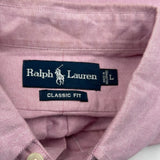 Ralph Lauren Shirt - Large Pink Cotton