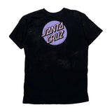 Santa Cruz Graphic T-Shirt - Small Black Cotton