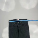 501 Levis Jeans - 32W 26L Grey Denim