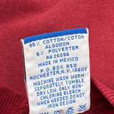 Boston U. Champion College Sweatshirt - Large Red Cotton