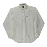 Tommy Hilfiger Shirt - Large White Cotton