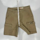 Wrangler Cargo Shorts - 36W 11L Khaki Cotton