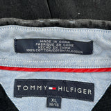 Tommy Hilfiger Cord Shirt - XL Black Cotton