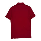 Lacoste Slim Fit Polo Shirt - Small Red Cotton