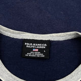 Ralph Lauren T-Shirt - Large Blue Cotton