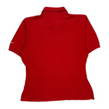 Nike Polo Shirt - Small Red Polyester