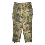 Mossy Oak Camo Cargo Trousers - 36W 29L Khaki Cotton