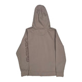 Carhartt Spellout Hoodie - XL Gray Cotton Blend