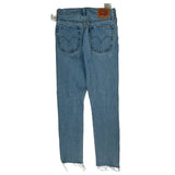 501 Levis Jeans - 26W UK 6 Light Wash Cotton